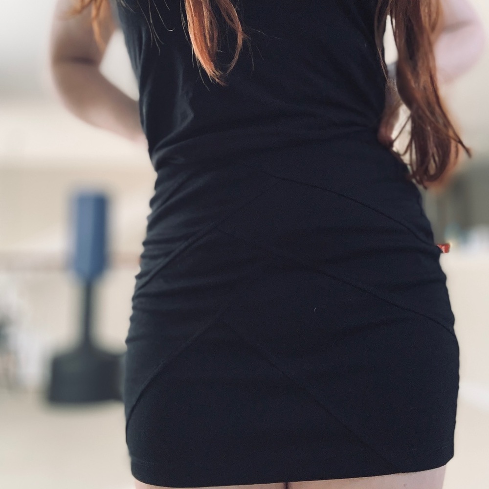 Black Mini Skirt- (warn once)